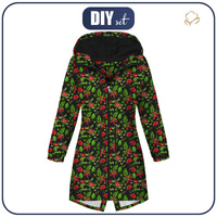 WOMEN'S PARKA (ANNA) - RED GARDEN (PARADISE GARDEN) - softshell M