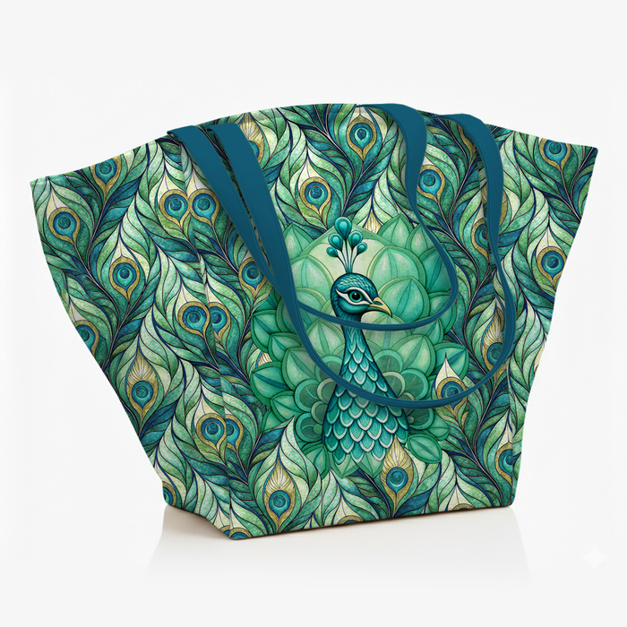 Stained Glass Day wz. 35 - panel (60cm x 50cm) dzianina pętelkowa