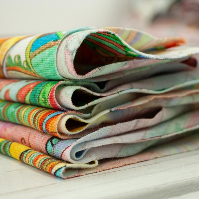 PASTELOWE MEHNDI - Jersey wiskozowy WE210