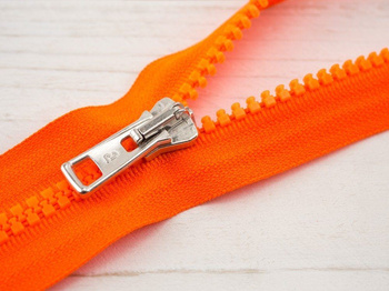 Profil Reißverschluss teilbar 60 cm - neon orange