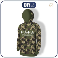 MEN’S HOODIE (COLORADO) - PAPA / CAMOUFLAGE - sewing set XXXL DE
