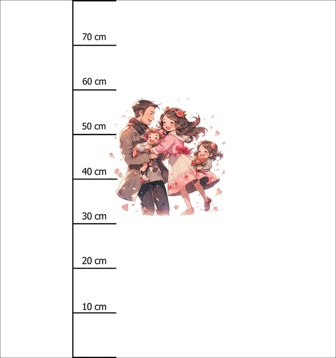 ANIME FAMILY - Panel (75cm x 80cm) Sommersweat