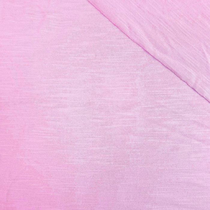 "FLAME" cotton jersey - D177 BARBIE PINK