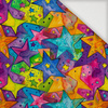 NEON STARS WZ.1 - Woven Fabric for tablecloths
