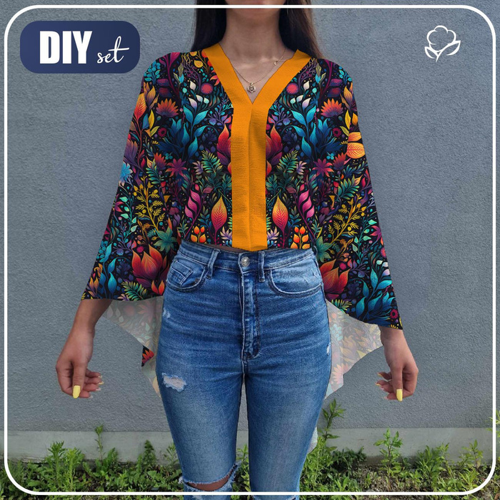 PAREO - COLORFUL LEAVES pat. 2 - sewing set