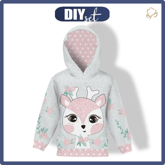 KID'S HOODIE (ALEX) - FAWN JOLA - sewing set