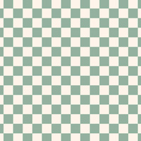MINT CHECK - Cotton woven fabric