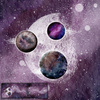 PLANETEN (GALAXY) - panoramisches Paneel 60 cm