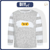 LONGSLEEVE - WHITE NINJA wz.2 - single jersey (110/116)