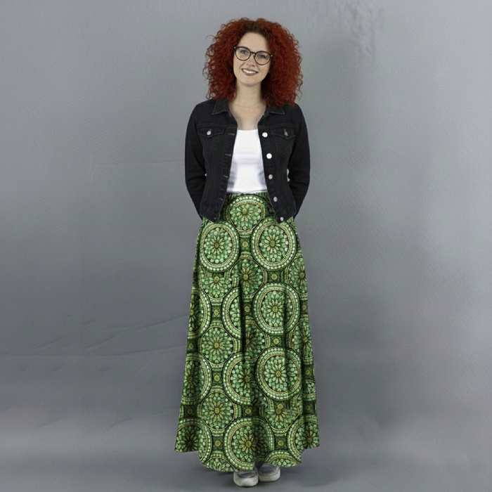 Stained Garden wz. 11 - Cotton woven fabric