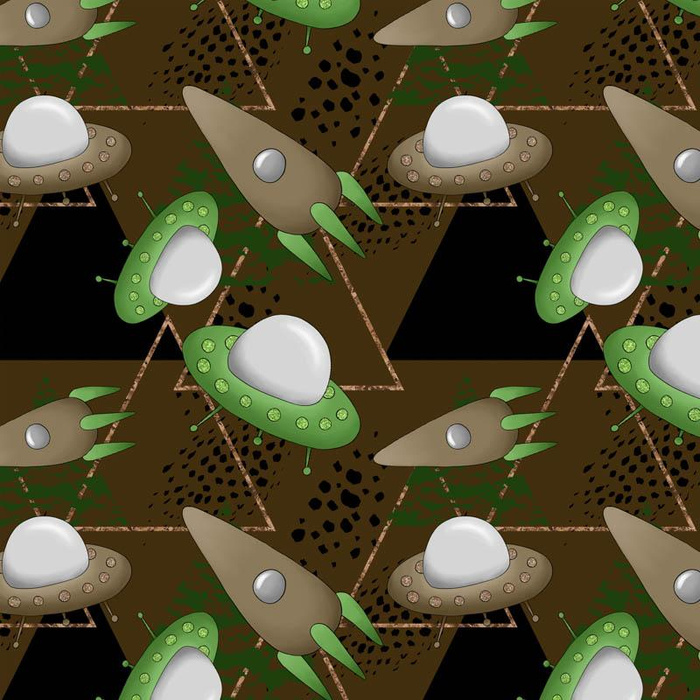 UFO AND ROCKETS / triangles (AREA 51)