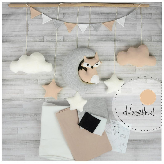 SET GIRLAND - FOX + paper cutout 