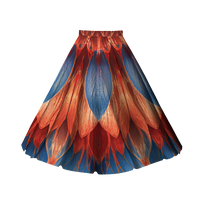 FLORAL WZ.2 - panel kalhot "MAXI" - Viskózový jersey