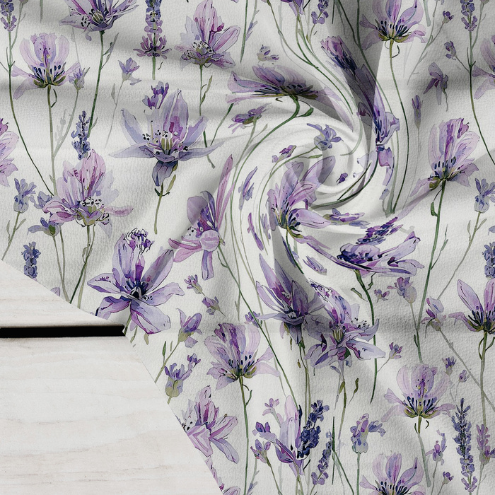 PASTEL FLOWERS WZ. 33 - Krepp