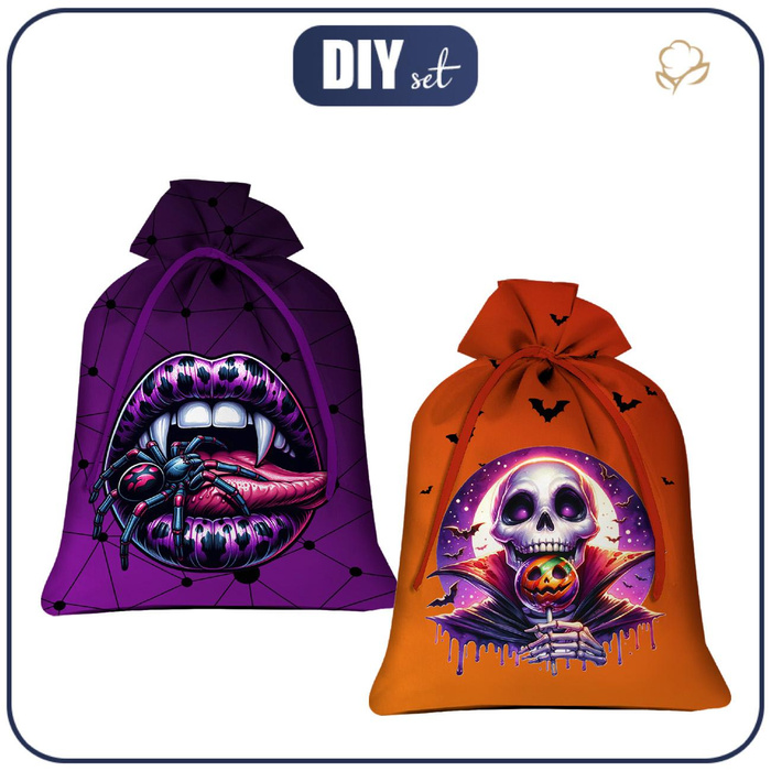 Geschenkbeutel - HALLOWEEN 6 - Nähset - groß