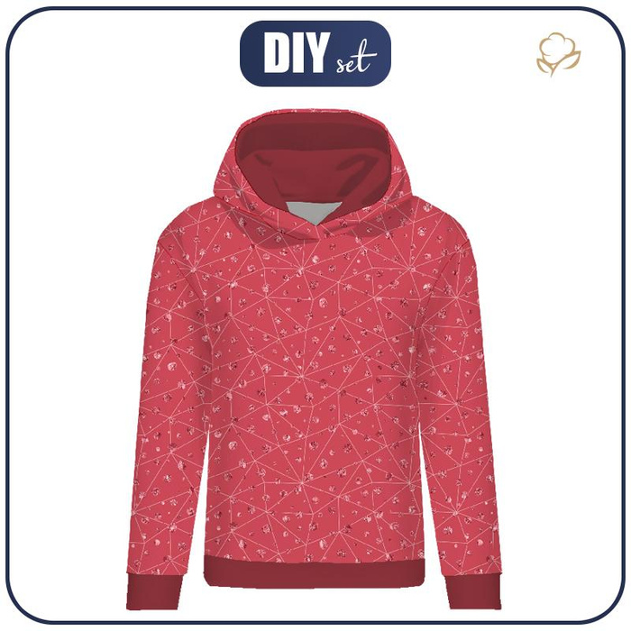 BLUZA DAMSKA (POLA) CLASSIC Z KAPTUREM - ROSA wz. 1 - dzianina pętelkowa XXXL