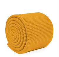 Náplet žebrovaný teplákovina SD - MANGO MOJITO (YELLOW) (MR-65)