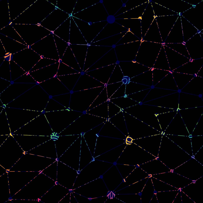 NEON SPIDER'S WEB- single jersey with elastane ITY