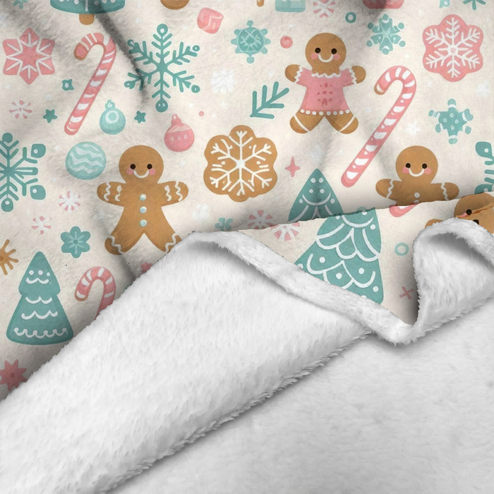 Pastel Christmas wz. 3 - Minky-Plüsch