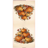PILLOW 45X45 - PUMPKINS & FLOWERS - front + back