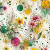 FLORAL REVERIE WZ. 1 - Mušelín bavlněný
