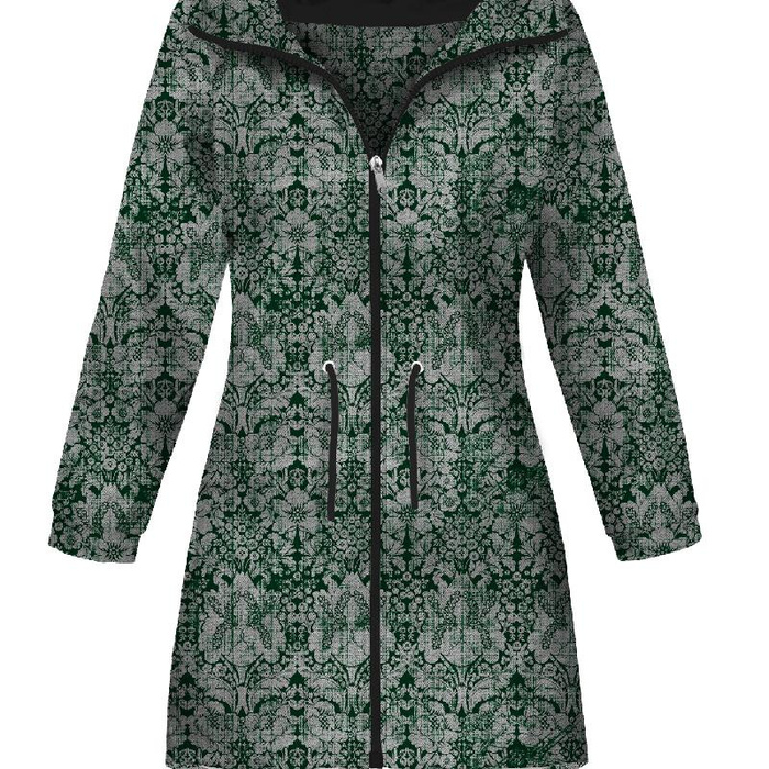 WOMEN'S PARKA (ANNA) - MAGIC DAMASCO pat. 1 (MAGIC SCHOOL) / grey - softshell S