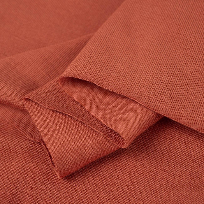 W-28 Cihlová - viskózový úplet single jersey 210g