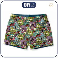 Boy's swim trunks - ZOMBIE - sewing set