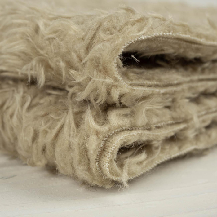 Sand - Langhaarplüsch Flokati