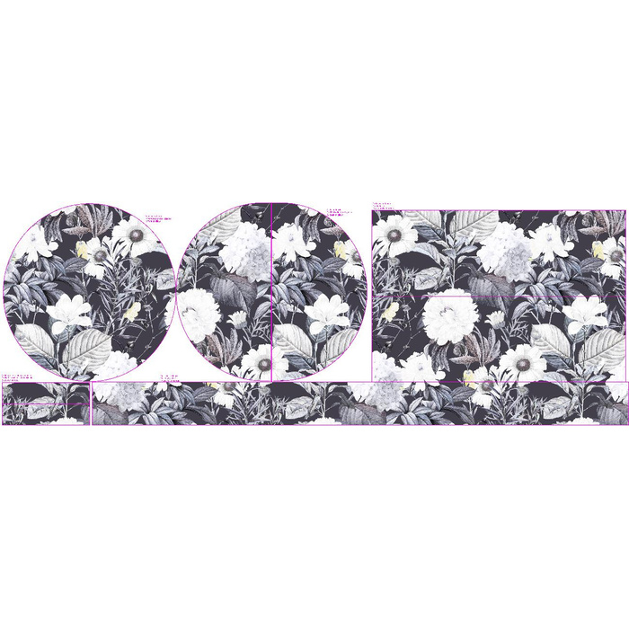 DECORATIVE CUSHION - LUXE BLOSSOM pat. 4 - sewing set