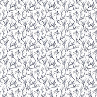 ZWEIGE m. 2 (WINTERZEIT) / weiß - leichte Maschenware angeraut