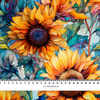 Sunflowers wz. 5 - lycra 300g