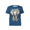 T-SHIRT DZIECIĘCY - BABY ELEPHANT - zestaw do uszycia (116/122)