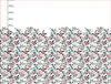 BEAUTIFUL FLOWERS - panel pro šaty krep