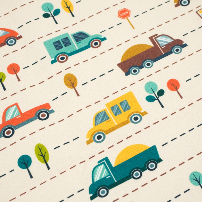 COLORFUL CARS - looped knit SP250