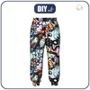 KID'S JOGGERS (ROBIN) - STREET ART PAT. 4 - sewing set (134/140)
