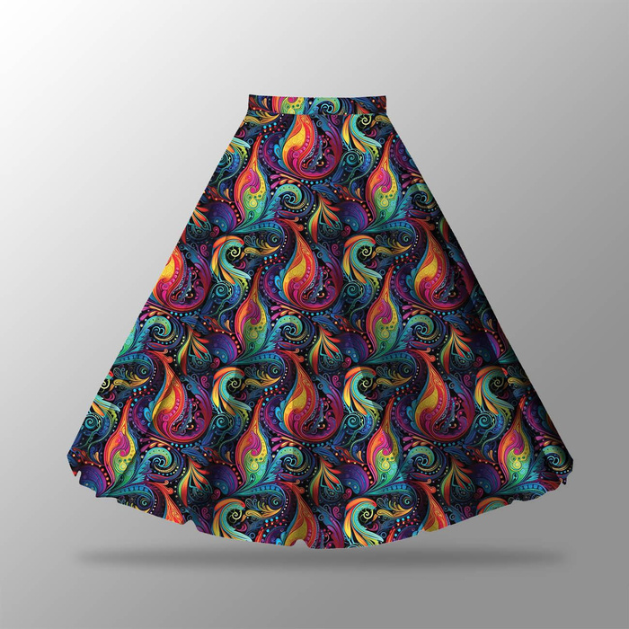 ABSTRACTION wz.22 - brushed knitwear with elastane ITY