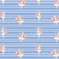 VÍLY / modrý - Viskózový úplet WE210