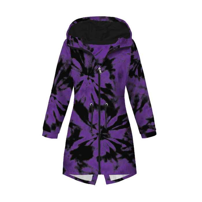 DAMENPARKA (ANNA) - VIOLETTE BATIK - Nähset XXL