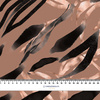 JUNGLE / Mocha Mousse  - Wintersweat angeraut mit Elastan ITY