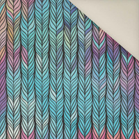 ZOPF / regenbogen - Polster- Velours