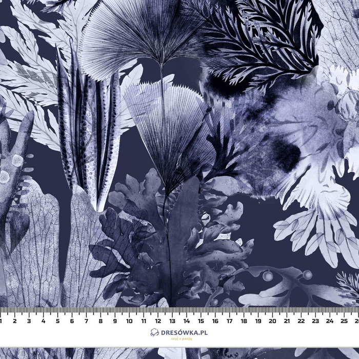 AQUATIC PLANTS M. 2- Single Jersey mit Elastan ITY