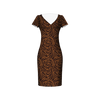 ZEBRA PAT. 2 / brown - dress panel 