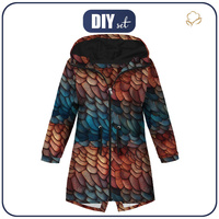 DĚTSKÁ BUNDA PARKA (ARIEL) - LEATHER PATTERN WZ.10 - Sada šití (158-164)