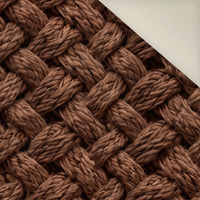DESIGN - BROWN - Welur tapicerski