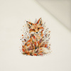 AUTUMN FOX - Panel (60cm x 50cm)  Polster- Velours