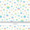 RAINBOW SNOWFLAKES  - Cotton woven fabric