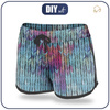Damen Badeshorts - ZOPF / regenbogen S