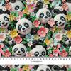 PANDY / BLUMEN M. 3 - schnelltrocknende Webware