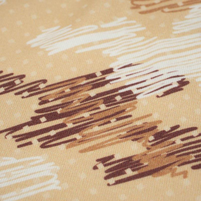 CAMOUFLAGE - scribble / mustard - single jersey with elastane 